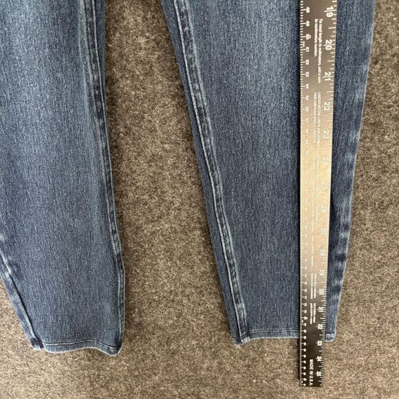 Spanx Jean-ish Leggings Womens Medium Petite Blue Pull-On High Rise Skinny Jeans - Picture 5 of 13